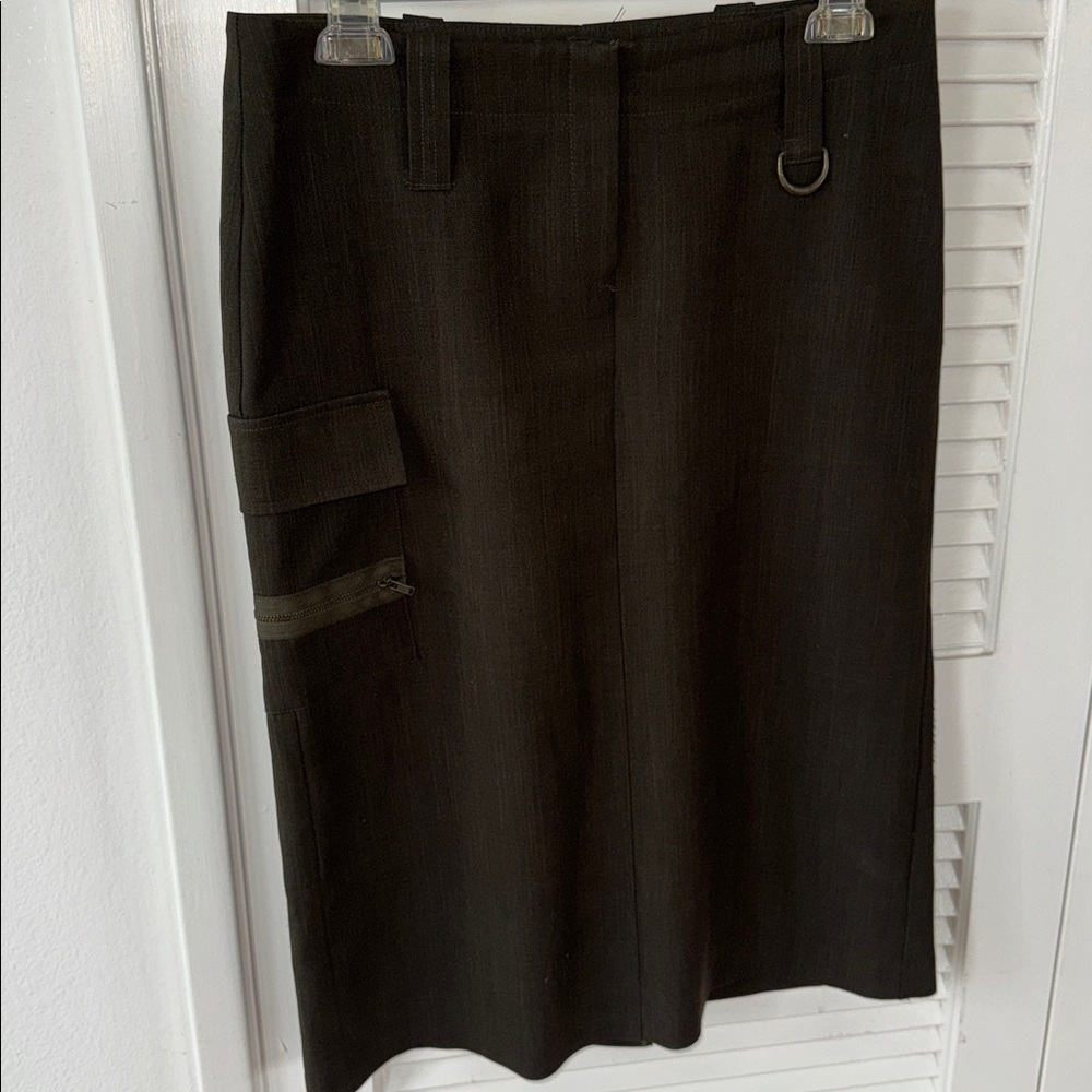 Elegant Brown Skirt By Mandee/ M